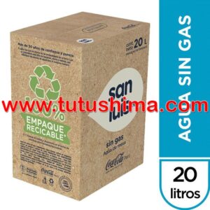 Caja de Agua de mesa San Luis 20 litros con caño