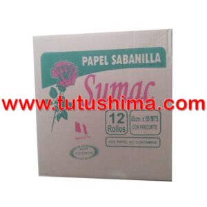 Papel Sabanilla Sumac 45 x 50 cm caja 12 Rollos