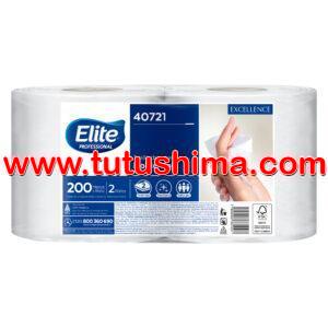 Papel Toalla Elite Jumbo Blanco 200 mts 2 Rollos