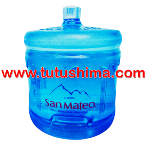 Bidones de agua mineral San Mateo 21 litros retornable