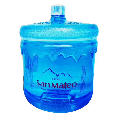 Bidones de agua mineral San Mateo 21 litros retornable – Corporacion  Tutushima