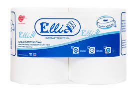 Papel Higiénico Ellia Jumbo 550 Mts x 6 Rollos