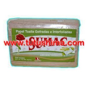 Papel Toalla Sumac Ecológico Interfoliado 200 hojas Cja x 20 Uni