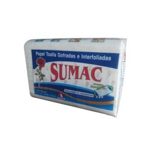 Papel Toalla Sumac Gofrado Interfoliado 200 Hojas cj x 20 U